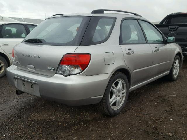 JF1GG67575H814045 - 2005 SUBARU IMPREZA RS SILVER photo 4