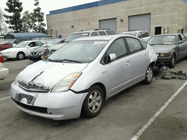 JTDKB20U273219598 - 2007 TOYOTA PRIUS SILVER photo 2