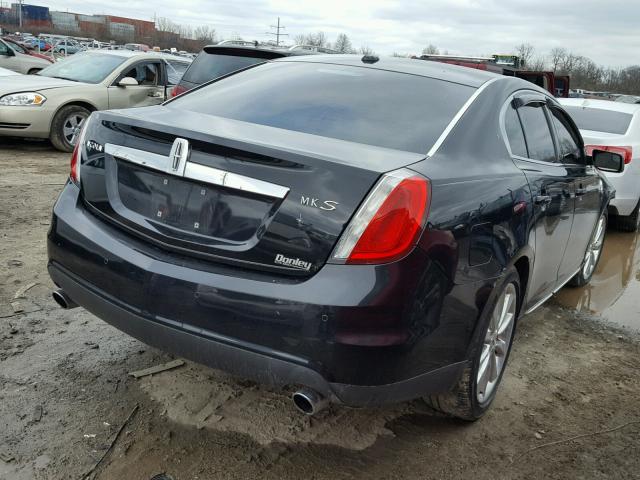 1LNHL9DRXBG610257 - 2011 LINCOLN MKS BLACK photo 4