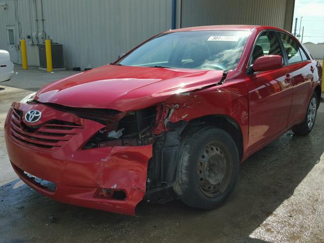 4T1BE46K27U025359 - 2007 TOYOTA CAMRY NEW RED photo 2