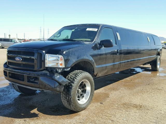 1FMNU42S8YEA01942 - 2000 FORD EXCURSION BLACK photo 2