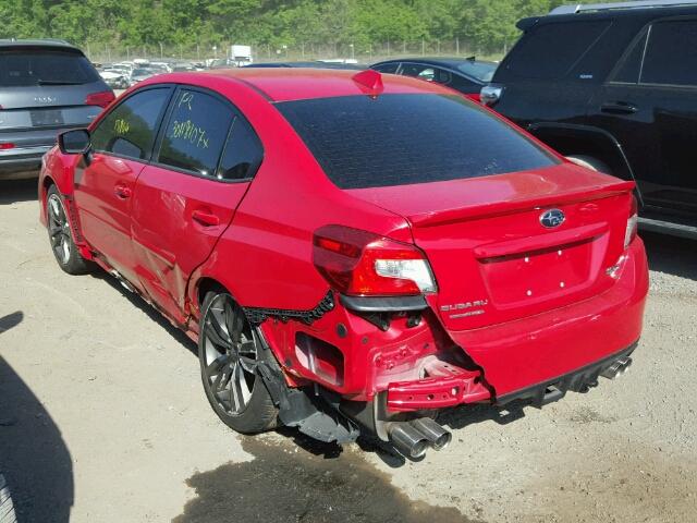 JF1VA1F62G9810858 - 2016 SUBARU WRX PREMIU RED photo 3