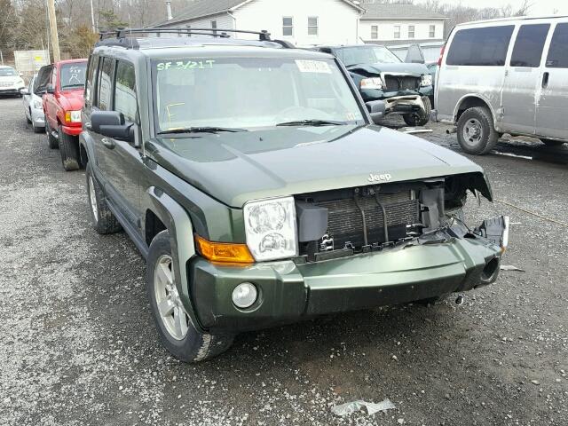 1J8HG48K58C154766 - 2008 JEEP COMMANDER GREEN photo 1