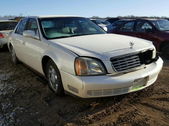 1G6KD54Y42U148693 - 2002 CADILLAC DEVILLE WHITE photo 1