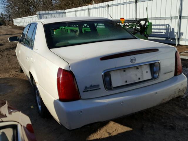 1G6KD54Y42U148693 - 2002 CADILLAC DEVILLE WHITE photo 3