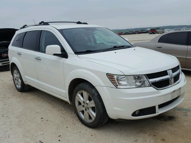 3D4PG9FV0AT206279 - 2010 DODGE JOURNEY R/ WHITE photo 1