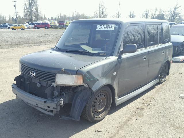 JTLKT334750184588 - 2005 TOYOTA SCION XB მწვანე ფოტო 2