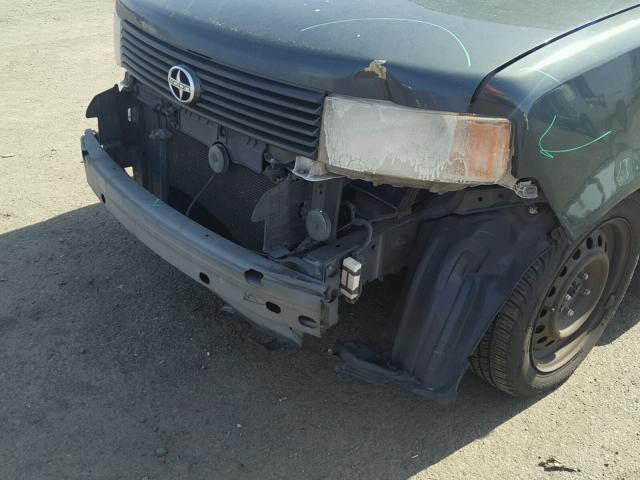 JTLKT334750184588 - 2005 TOYOTA SCION XB მწვანე ფოტო 9