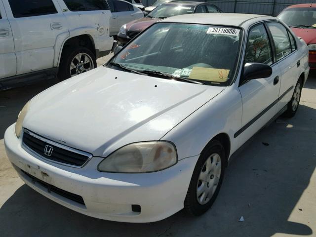 1HGEJ6676XL003828 - 1999 HONDA CIVIC LX WHITE photo 2