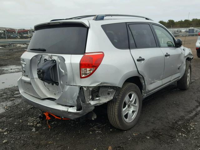 JTMZD33V685099409 - 2008 TOYOTA RAV4 SILVER photo 4