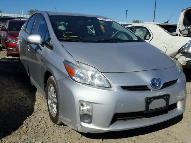 JTDKN3DU5A0061208 - 2010 TOYOTA PRIUS SILVER photo 1