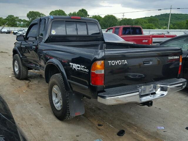 5TESN92N3YZ692225 - 2000 TOYOTA TACOMA XTR BLACK photo 3