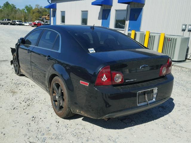 1G1ZC5E10BF293923 - 2011 CHEVROLET MALIBU 1LT BLACK photo 3