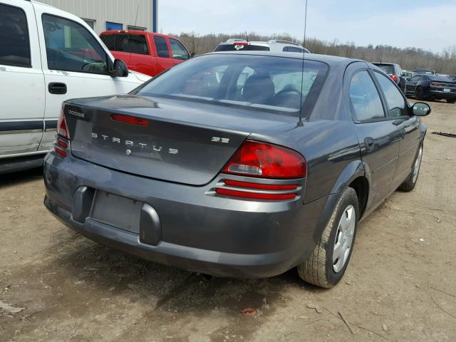 1B3EL36T74N181561 - 2004 DODGE STRATUS SE GRAY photo 4