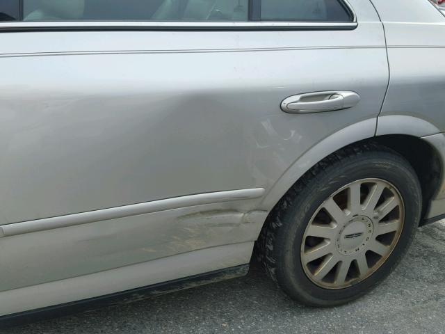 1LNHM86SX3Y665259 - 2003 LINCOLN LS SILVER photo 9