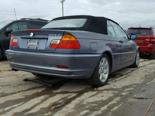 WBABR3342YEA82021 - 2000 BMW 323 CI BLUE photo 4