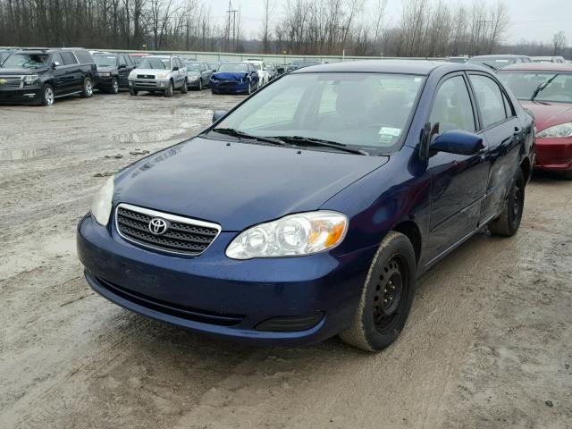 2T1BR32E17C832486 - 2007 TOYOTA COROLLA CE BLUE photo 2