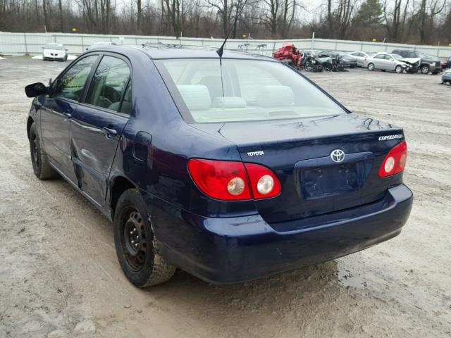 2T1BR32E17C832486 - 2007 TOYOTA COROLLA CE BLUE photo 3