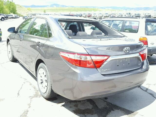 4T4BF1FK0GR537185 - 2016 TOYOTA CAMRY LE/X CHARCOAL photo 3