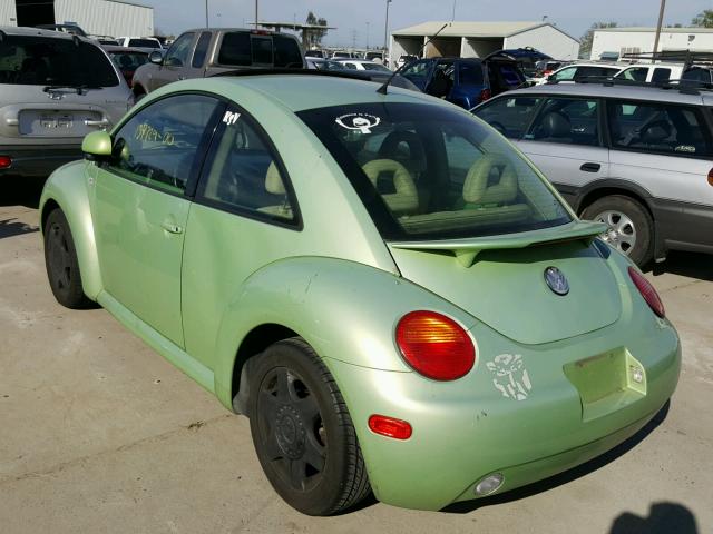 3VWCC21C6YM446331 - 2000 VOLKSWAGEN NEW BEETLE 绿色 照片 3