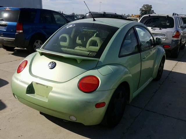 3VWCC21C6YM446331 - 2000 VOLKSWAGEN NEW BEETLE 绿色 照片 4