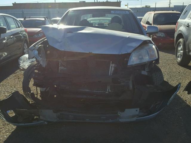 KNADE123366061054 - 2006 KIA RIO SILVER photo 9