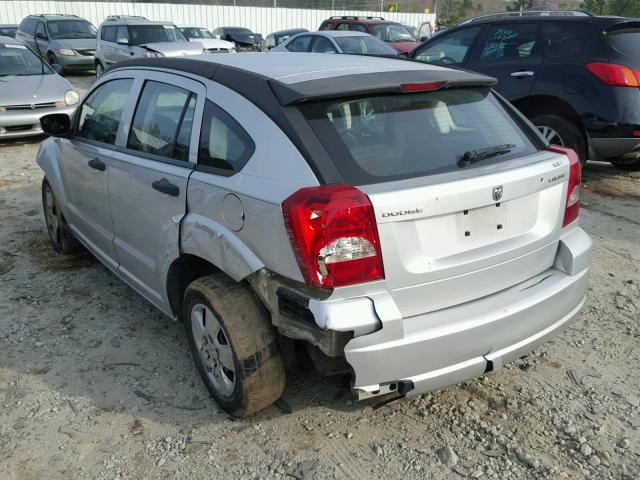 1B3HB28A09D131250 - 2009 DODGE CALIBER SE SILVER photo 3