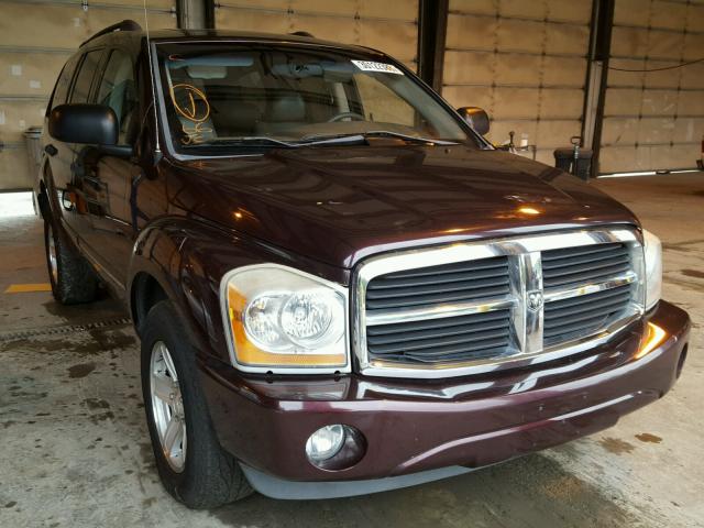 1D8HB58D54F178752 - 2004 DODGE DURANGO LI BURGUNDY photo 1