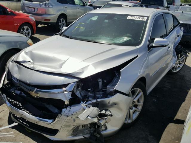 1G11C5SL8EF258473 - 2014 CHEVROLET MALIBU 1LT SILVER photo 2