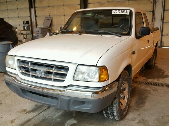 1FTYR14V71PB32556 - 2001 FORD RANGER SUP WHITE photo 2