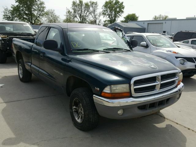 1B7GG22Y6WS579453 - 1998 DODGE DAKOTA BLUE photo 1