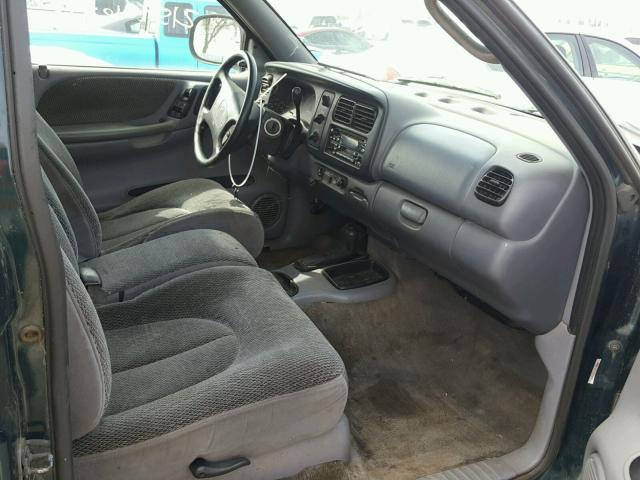 1B7GG22Y6WS579453 - 1998 DODGE DAKOTA BLUE photo 5