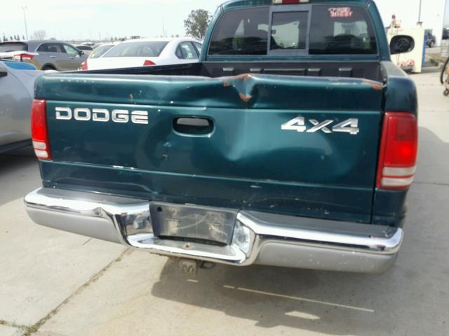 1B7GG22Y6WS579453 - 1998 DODGE DAKOTA BLUE photo 9