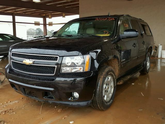 1GNFC16J17J207936 - 2007 CHEVROLET SUBURBAN C BLACK photo 2