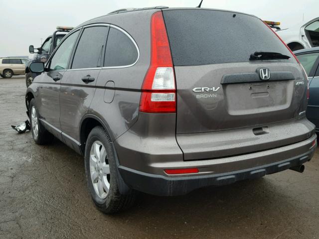 5J6RE4H4XBL108497 - 2011 HONDA CR-V SE GRAY photo 3