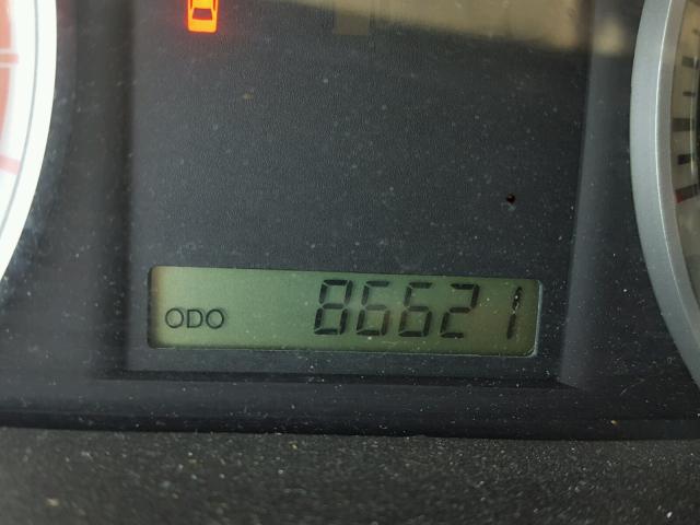 KL1TD56628B268100 - 2008 CHEVROLET AVEO BASE Czerwony zdjęcie 8