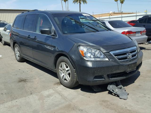 5FNRL38646B402624 - 2006 HONDA ODYSSEY EX BLUE photo 1