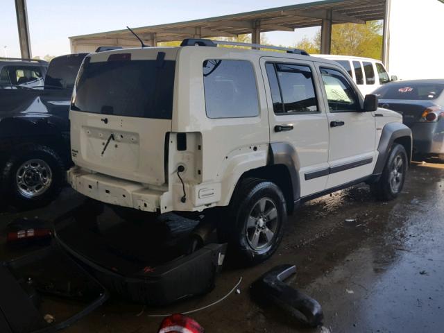 1J4PN3GK7AW160930 - 2010 JEEP LIBERTY RE WHITE photo 4