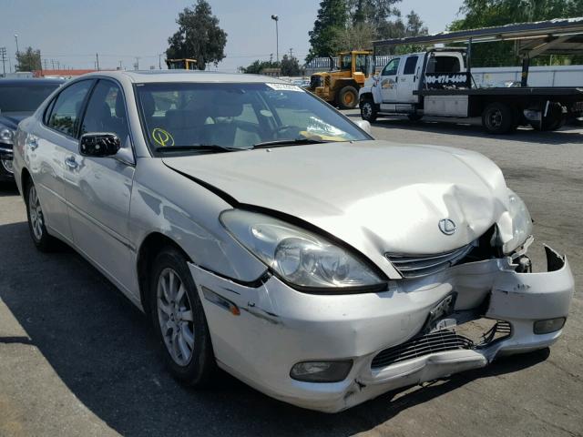 JTHBA30G840005326 - 2004 LEXUS ES 330 WHITE photo 1