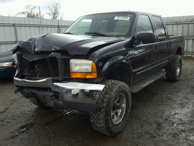 3FTNW21SXYMA53362 - 2000 FORD F250 SUPER BLACK photo 2