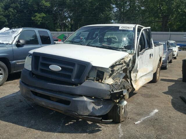 1FTRX12W46NA44928 - 2006 FORD F150 WHITE photo 2