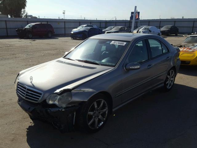 WDBRF52H06F733109 - 2006 MERCEDES-BENZ C GENERATI SILVER photo 2