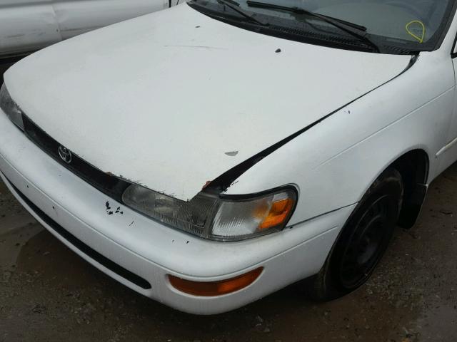 2T1BB02E9VC184024 - 1997 TOYOTA COROLLA DX WHITE photo 9