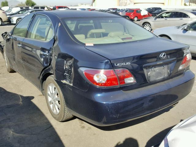 JTHBF30G925014408 - 2002 LEXUS ES 300 BLUE photo 3