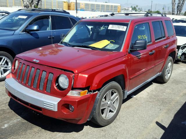 1J8FT48W67D251845 - 2007 JEEP PATRIOT LI RED photo 2