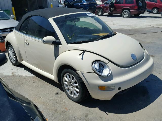 3VWCM31Y54M338016 - 2004 VOLKSWAGEN NEW BEETLE 奶油色 照片 1
