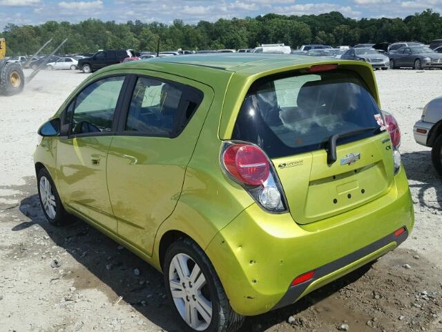 KL8CD6S98DC522341 - 2013 CHEVROLET SPARK GREEN photo 3