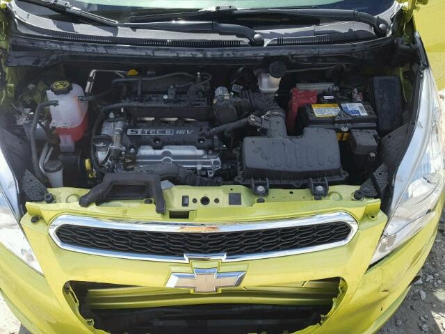 KL8CD6S98DC522341 - 2013 CHEVROLET SPARK GREEN photo 7