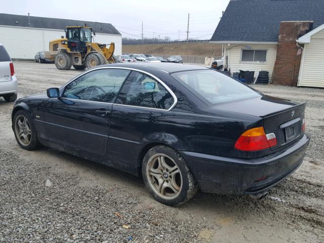 WBABN53471JU23432 - 2001 BMW 330 CI BLACK photo 3
