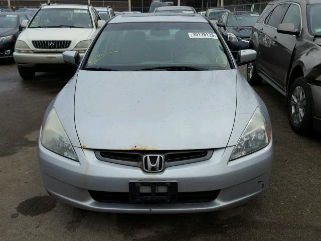 1HGCM665X3A025141 - 2003 HONDA ACCORD EX SILVER photo 9